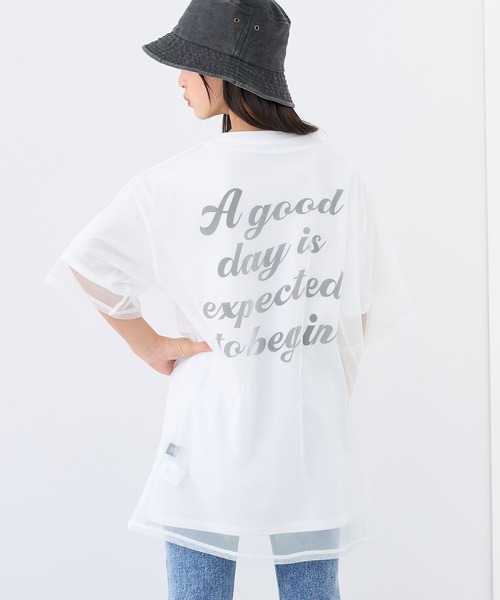 bibiy 半袖チュールTシャツ BISKEE tシャツ チュールTシャツ＆ビッグTシャツセット(140cm