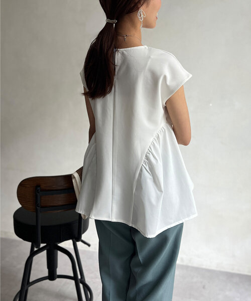 tシャツ ペプラムスウェットプルオーバー レディース lstpss24-199.jpg