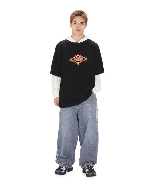 OY tシャツ 「OY/オーワイ」 WAFFLE LAYERED HOODED LONG SLEEVE