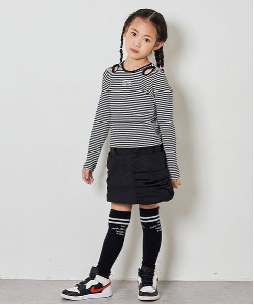 X-girl Stages（エックスガールステージス） スカート タックサイド