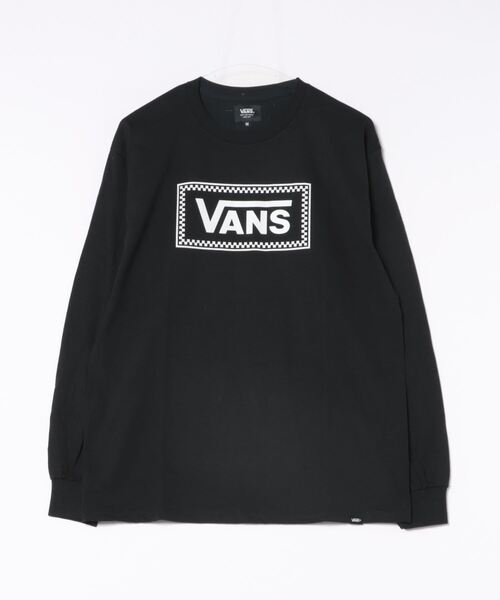 VANS tシャツ VANSアパレル(WJ) ヴァンズ M CHECKER BOX LS TEE