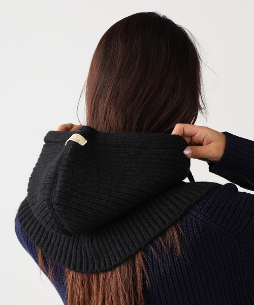 美品✨アラヌイ　バラクラバ　ボアニットキャップ　ユニセックス　free ROOP TOKYO ニット帽 ニットキャップ ニット バラクラバ フロント