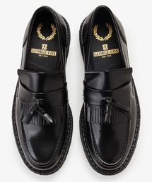 ジョージコックス タッセルローファー フレッドペリー26.0 黒 FRED PERRY（フレッドペリー） ローファー George Cox Tassel Loafer