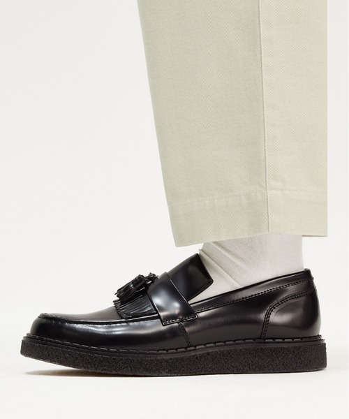 FRED PERRY ローファー George Cox Tassel Loafer Leather