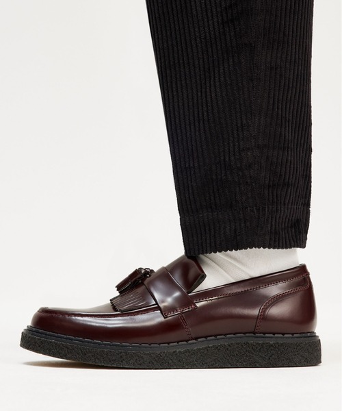 FRED PERRY ローファー George Cox Tassel Loafer Leather