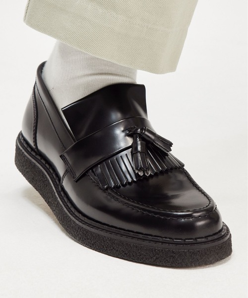 フレッドペリー　FRED PERRY　ローファー　 23cm　未使用級 FRED PERRY ローファー FP CHAIN LOAFER LEATHER B8346