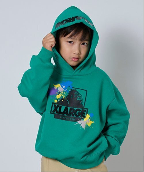 【新品タグ付き】 XLARGE ナイロンジャケットパーカー　サイズ140 楽天市場】x-large パーカー（キッズファッション｜キッズ