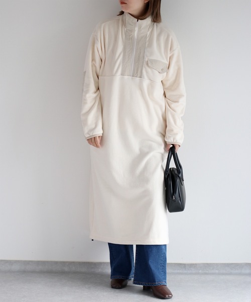 cepo（セポ） ワンピース フリースハーフジップワンピース : ZOZOTOWN