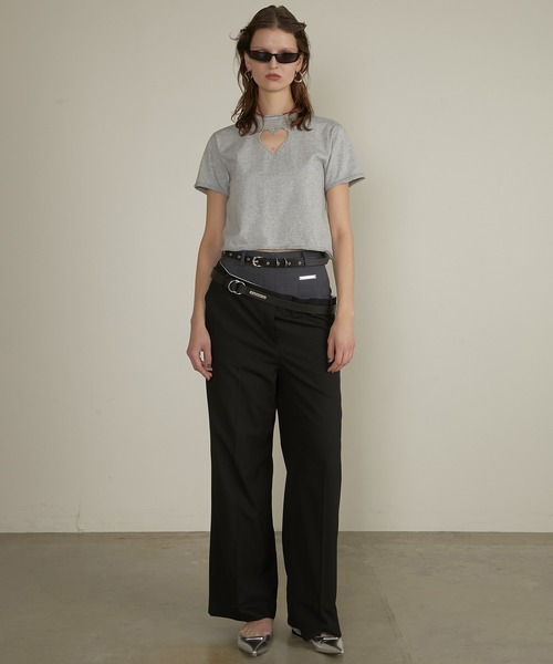 パンツ Kkco double trousers layered pants PRANK PROJECT（プランクプロジェクト） スラックス パンツ ダブル