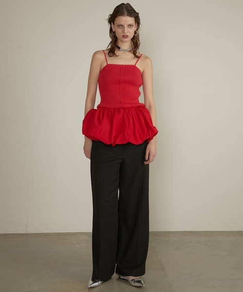 パンツ Kkco double trousers layered pants セール】ダブルレイヤードパンツ / Double Layered Pants（スラックス