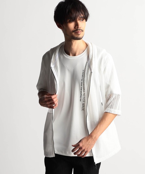 coco 未使用品 ラッセルノ RUSSELUNO メンズ パーカー 5(L) 黒×白 裏ベロア 防寒 Russeluno coco 未使用品【SALE】ラッセルノ RUSSELUNO メンズ
