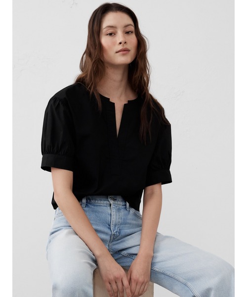 BANANA REPUBLIC ブラウス シャツ FACTORY STORE パフスリーブ