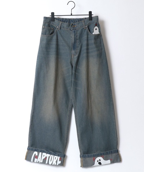 90s GLHEART バギーストレートデニム バギージーンズ ワイドデニム バギーストレートデニム(XS 淡加工色): ボトムス｜Right-on公式