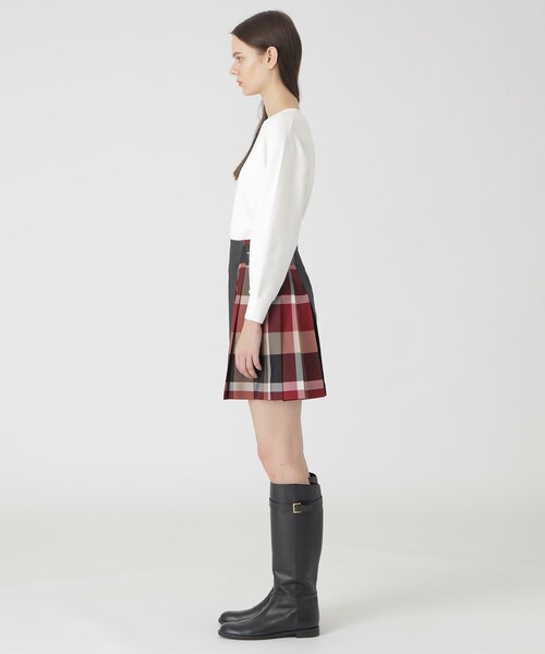 BLUE LABEL スラブシャンブレーデニムミニスカート スラブシャンブレーデニムミニスカート（スカート）｜BLUE LABEL
