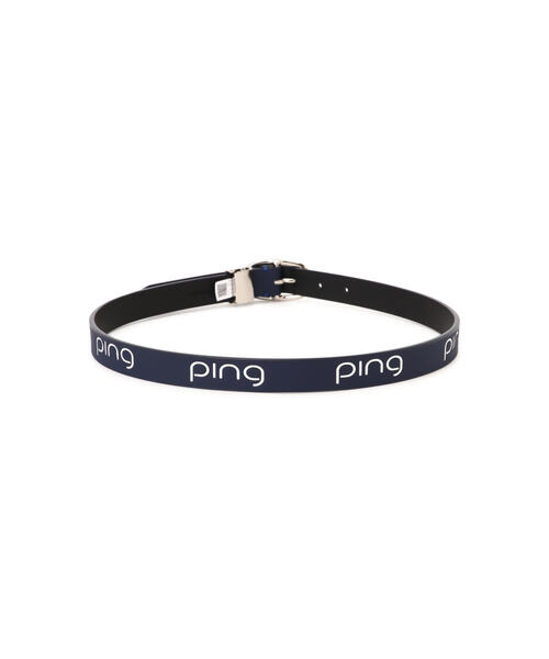 PING ピン　ロゴベルト ホワイトレディース Amazon.co.jp: [ピン アパレル] レディース ベルト (ブランド