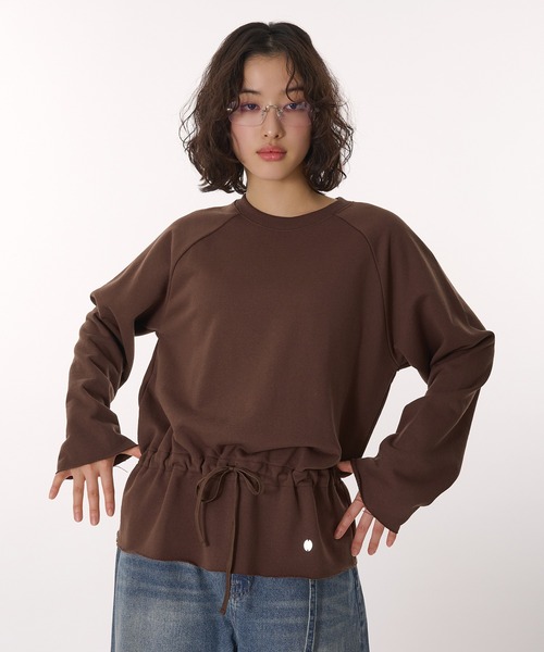 トレーナー/スウェット MEER.   Waist gather tops MEER. Waist gather tops 【公式通販】