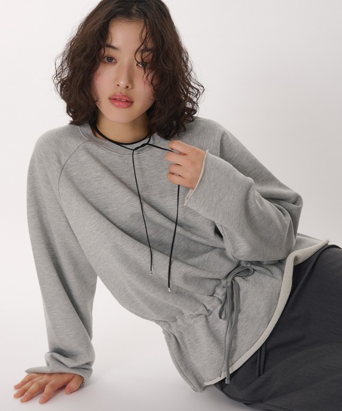 トレーナー/スウェット MEER.   Waist gather tops MEER. Waist gather tops 【公式通販】