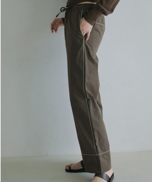 アンヌーク anuke Stripe Pajamas Pants Stripe Pajamas Pants（フルレングス）｜ànuke（アンヌーク