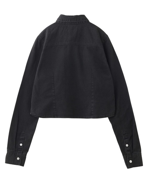 ブラウス シャツ FADED FACE S/S SHIRT レディース X-girl ブラウス シャツ FADED FACE S/S SHIRT レディース