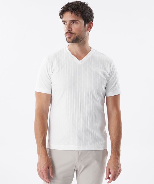 EPOCA UOMO（エポカ ウォモ） tシャツ ジオメリンクスJQ・Vネック 