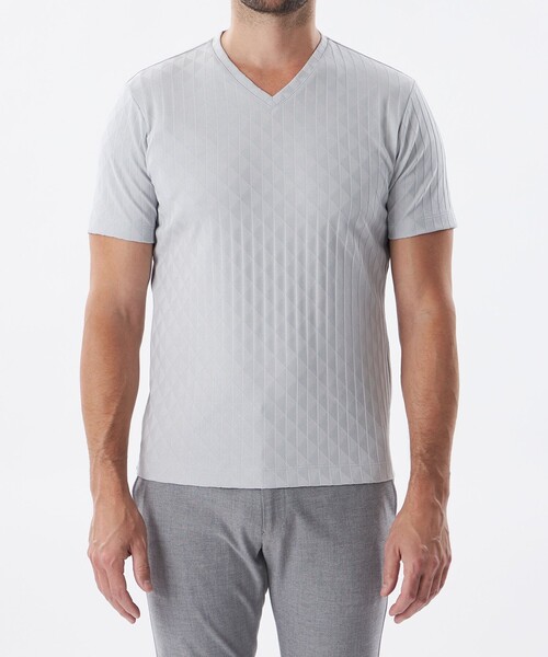 EPOCA UOMO（エポカ ウォモ） tシャツ ジオメリンクスJQ・Vネック 