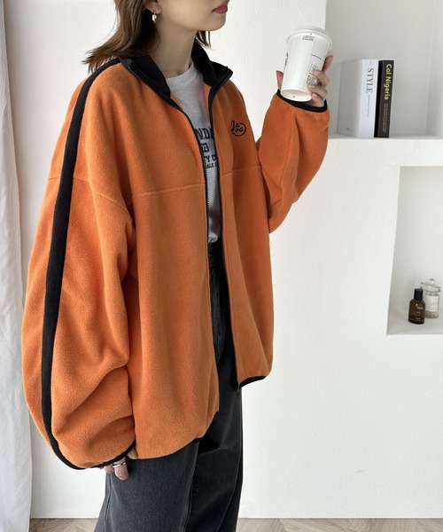 「Java」 ジップアップブルゾン X-LARGE アイボリー レディース_画像6