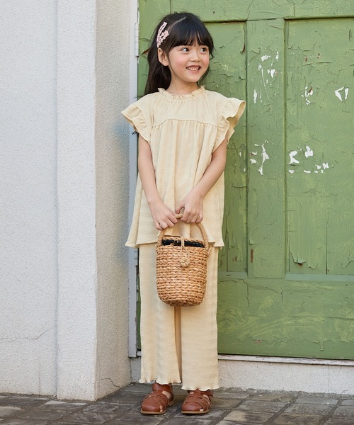 Piet セットアップ カットシャーリング フリル キッズ 子供服