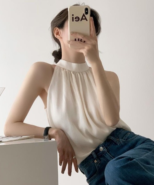 ブラウス シャツ ホルターネックブラウス レディース : ZOZOTOWN