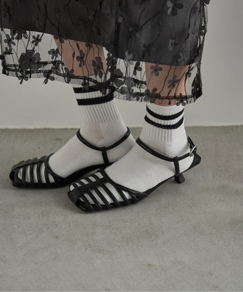サンダル・ミュール   SANDAL (HW0HW01607 BEH) THE Yon サンダル グルカミュールサンダル レディース