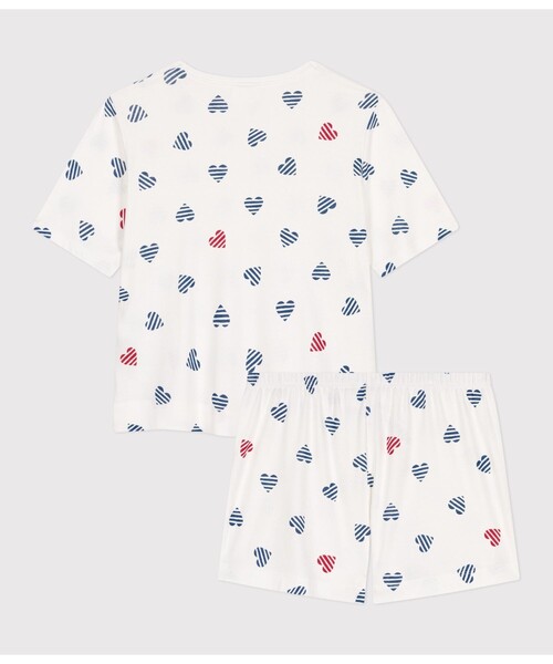プチバトー　レディース　パジャマ セール 20%OFF】プリント長袖パジャマ(505991379) | プチバトー