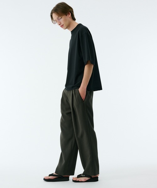 STYLEMIXER スラックス パンツ ベーシック2タックスラックス