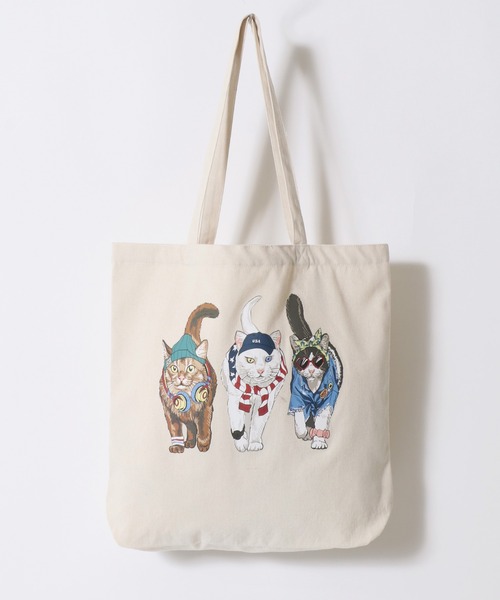 ゾーリバック SITRY トートバッグ Animal Front ＆ Back Print Tote Bag/猫