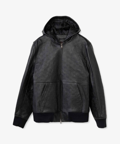 MICHAEL KORS ブラック レザージャケット MICHAEL KORS - 22AW MICHAEL KORS レザー ジャケット ブラック