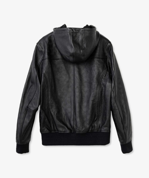 MICHAEL KORS ブラック レザージャケット MICHAEL KORS - 22AW MICHAEL KORS レザー ジャケット ブラック