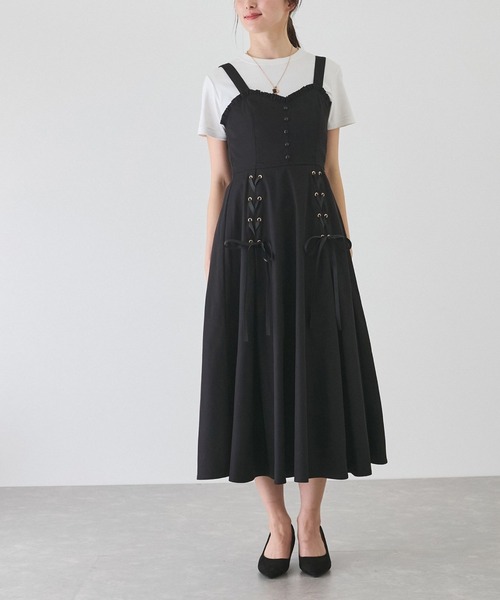 JAYRO（ジャイロ） ジャンパースカート レースアップジャンドレ