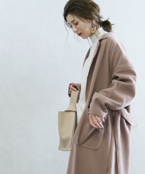 「reca」 チェスターコート L ブラウン系その他 レディース_画像4