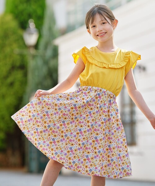 組曲 ワンピース 「150-160cm」サマーフラワー キッズ 子供服