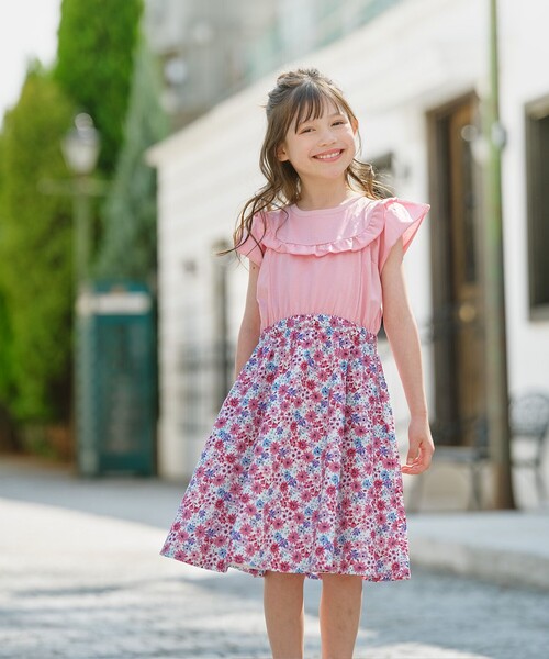 最も信頼できる 組曲 ワンピース 「150-160cm」サマーフラワー キッズ 子供服 ワンピース