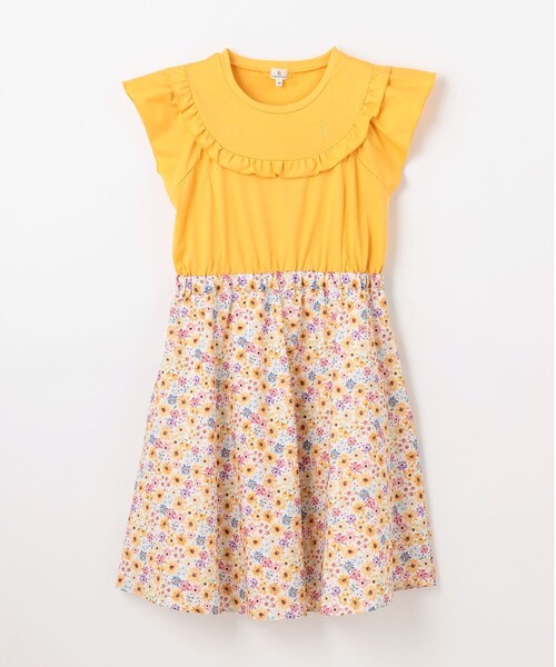 【新品タグ付き】組曲花柄ワンピース（160） 組曲 ワンピース 「150-160cm」サマーフラワー キッズ 子供服