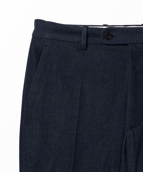 パンツ 「別注」ORTELO / シューカット ノープリーツ デニム スラックス メンズの画像