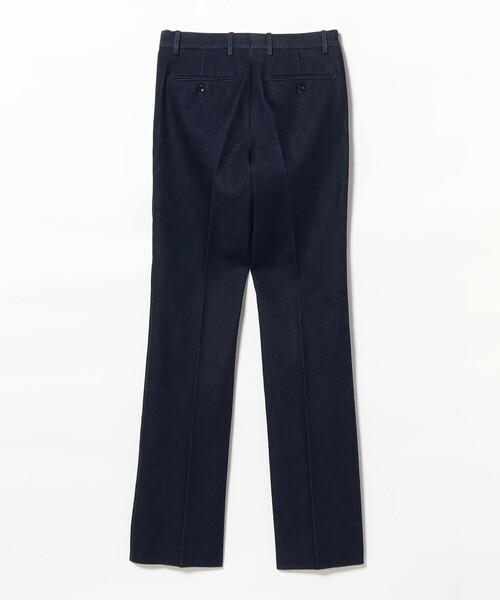 パンツ 「別注」ORTELO / シューカット ノープリーツ デニム スラックス メンズの画像