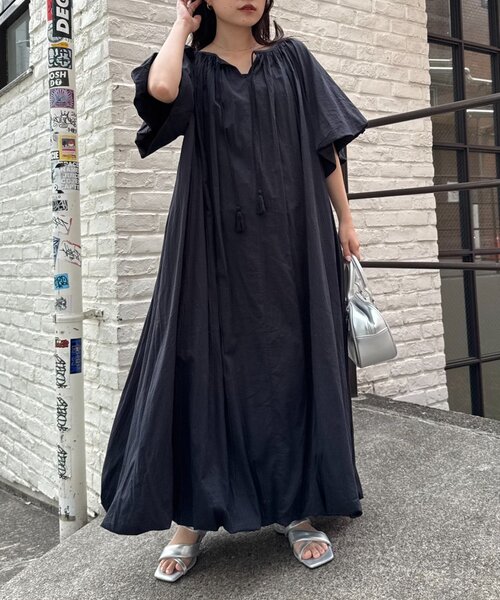CIAOPANIC TYPY ワンピース 「india」2WAYカフタンバルーン