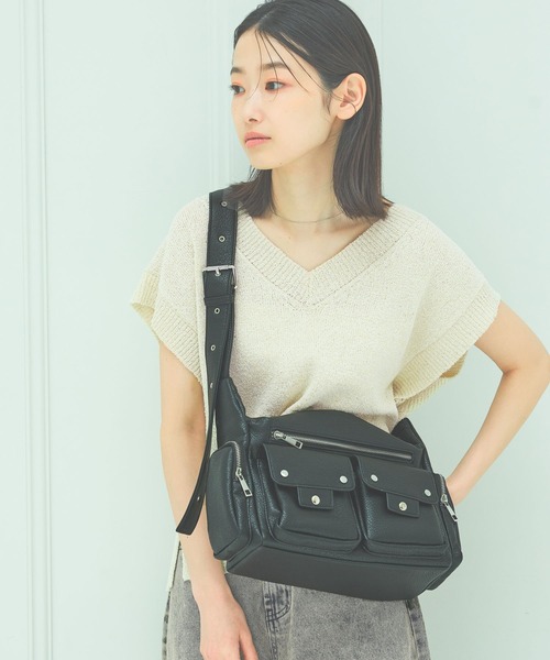 LAKOLE（ラコレ） ショルダーバッグ バッグ ZIPコンビポケットワン