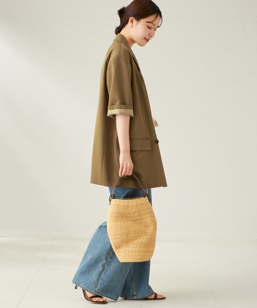 plage コート アウター 「WEB限定追加」R'IAM ハーフジャケット