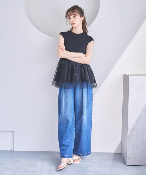 31 Sons de mode ニット セーター 2025春夏新作 チュール