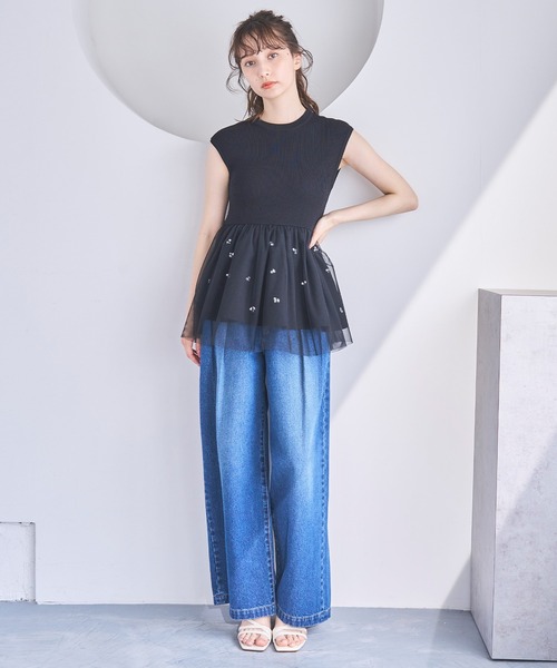 31 Sons de mode ニット セーター 2025春夏新作 チュール