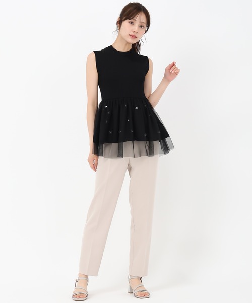 31 Sons de mode ニット セーター 2025春夏新作 チュール