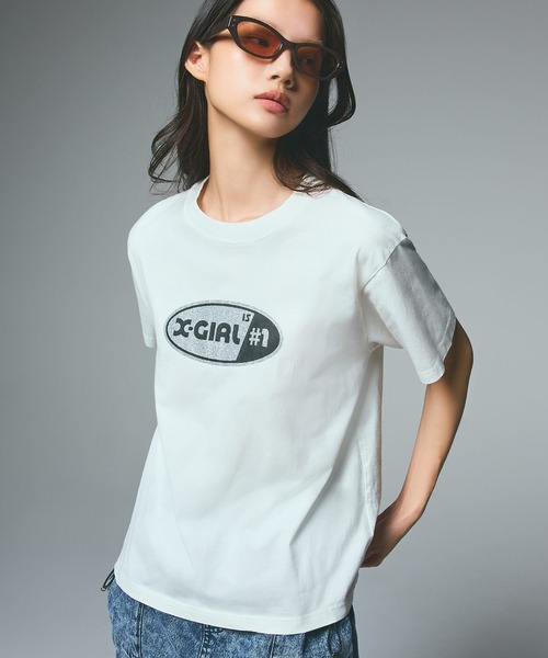 tシャツ NUMBER 1 GLITTER OVAL LOGO S/S TEE レディース メンズ