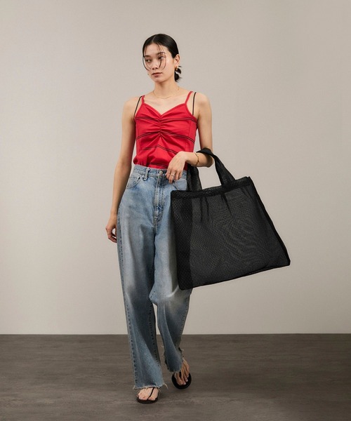 Diminutivo PLASTIC トート Diminutivo】PLASTIC BAG TSUKIJI ブラックトートバッグ - メルカリ
