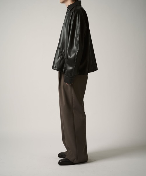 Lui's（ルイス） ブルゾン アウター シンセティックレザーバルーン